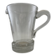 Large stylized glass pitcher
