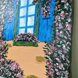 Colored oil painting