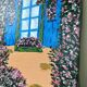 Colored oil painting