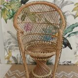 Fauteuil Emmanuelle mini en rotin