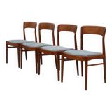 Set of 4 Henning Kjaernulf dining chairs