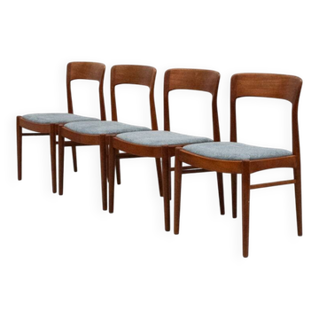 Set of 4 Henning Kjaernulf dining chairs