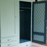 Green wardrobe thatdon art deco