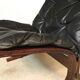 Siesta leather highback chair by Ingmar Relling for Westnofa, 1960s