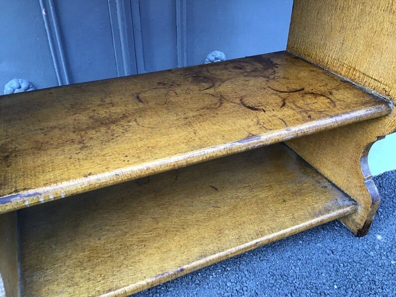 Étagère paysanne vintage rustique