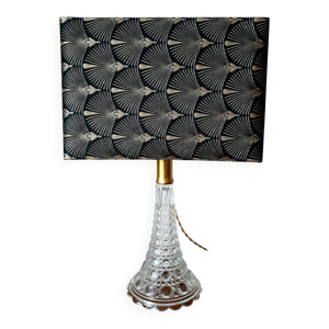 Lampe art déco abat-jour sur-mesure rectangulaire