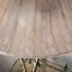 lampe laiton brossé abat jour verre vianne 1970 a 80  a tirettes independente h47x35