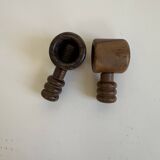 Pair of wooden nutcrackers