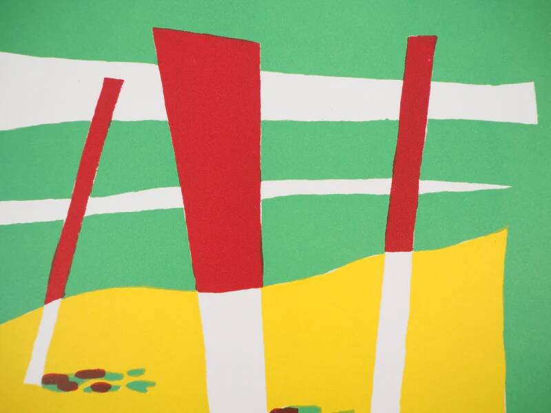 Léon Gischia: The Beach, original signed lithograph