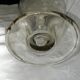 Carafe boule Art déco, liserés argent