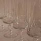 Crystal champagne glasses from France, set of 4