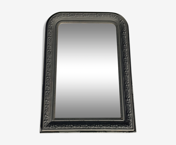 Miroir style Louis Philippe sculpter noir