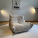 Ligne roset – ensemble togo 4 pièces – velours côtelé beige