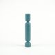 Wooden candlestick by Normann Copenhagen with geometric base, Danish design
