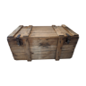 Old wooden chest economic establishments of reims