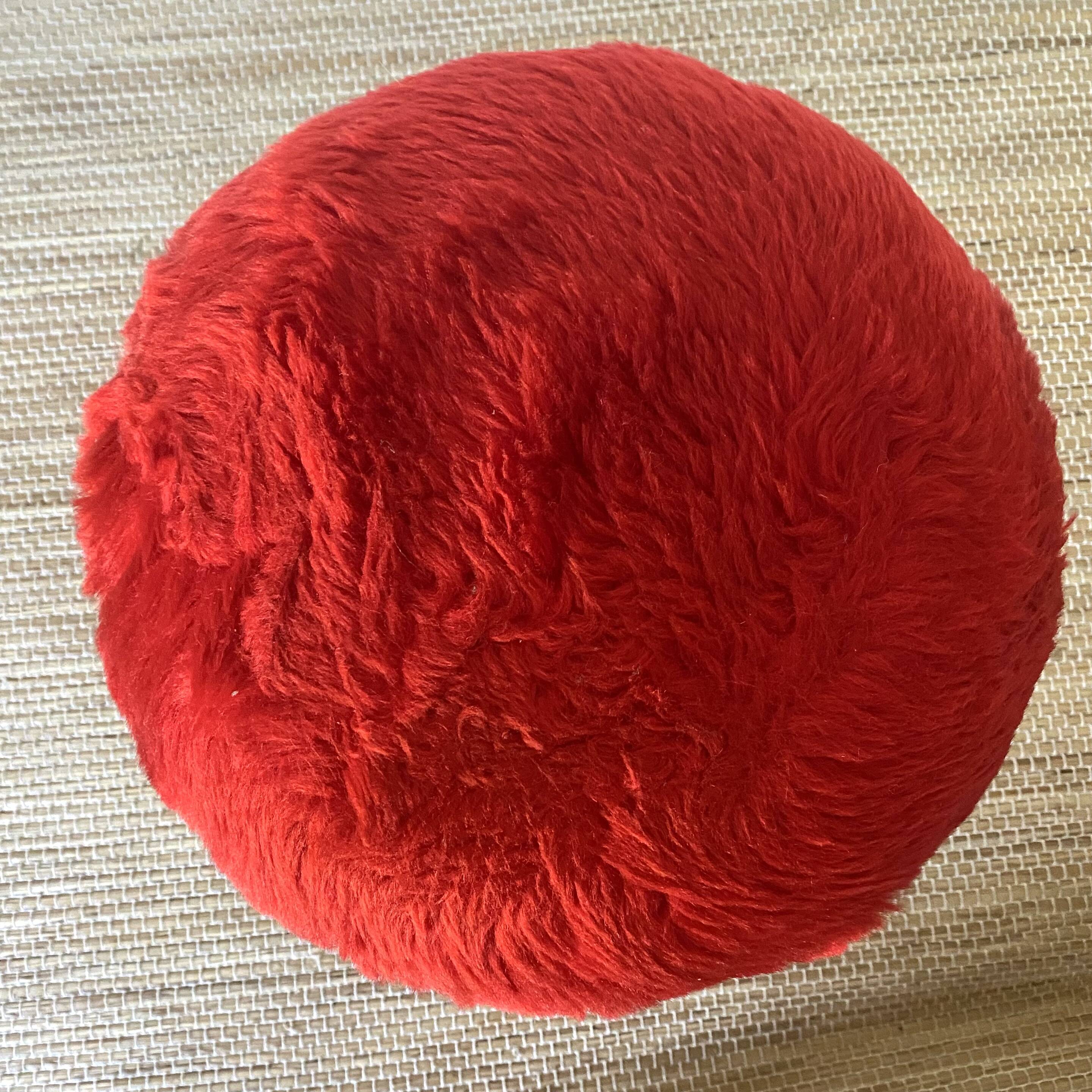 60s Mohair Tripod Stool