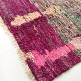 Berber carpet Boujaad mottled multicolored 245x154cm