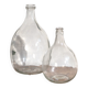 Antique glass demijohns (c.1920). Set of 2 pieces