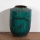 Antique green glazed ceramic vase (circa 1820) #35