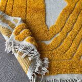 Handmade living room rug, 150 x 250 cm, orange