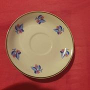 Coffee service 13 pieces Limoges Unique Letourneur Salmon pretty model