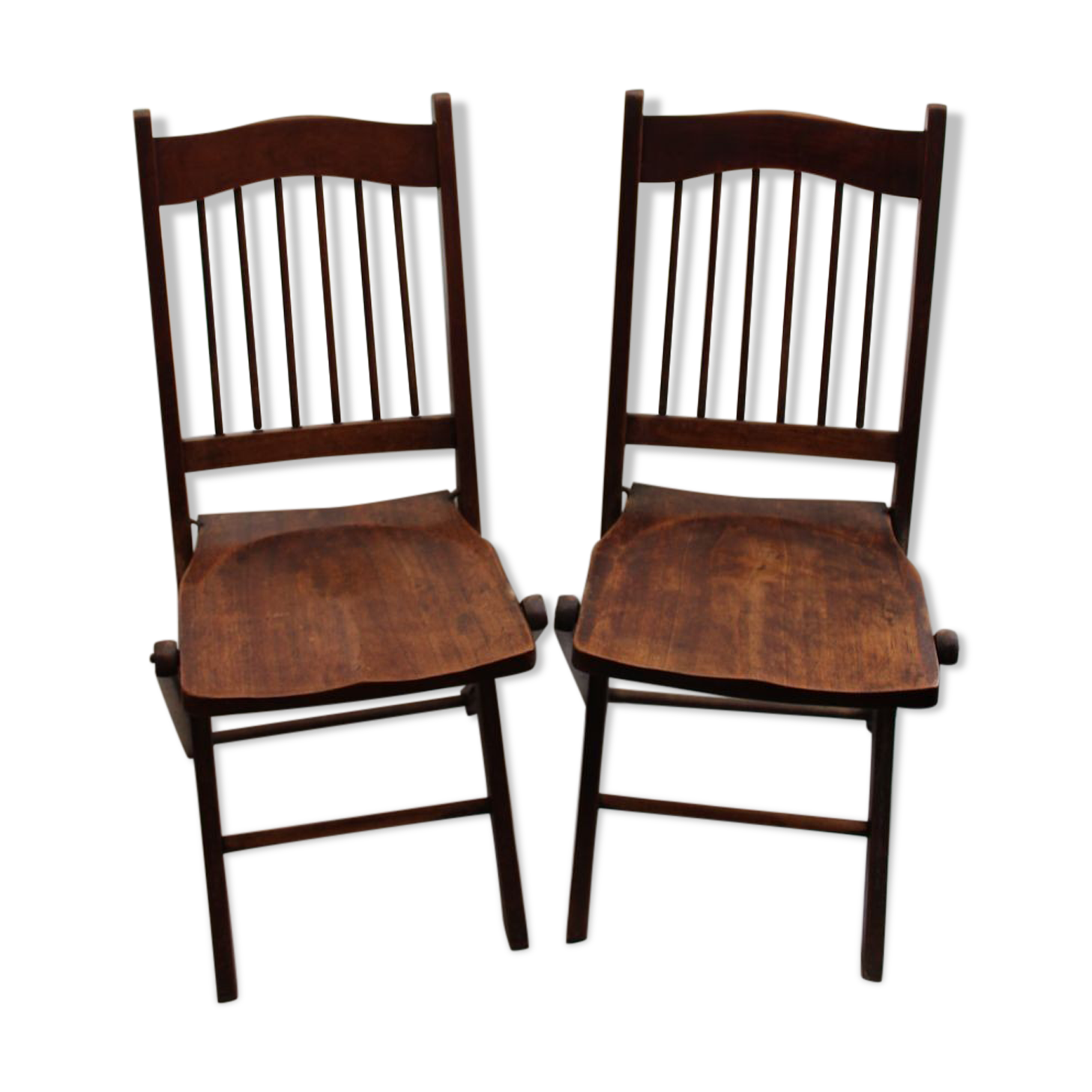 Pair of folding chairs