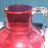 Pichet pot à eau en verre soufflé