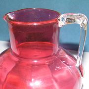 Pitcher, blown glass water pot