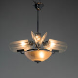 Art Deco Chandelier, Czechoslovakia, 1930s