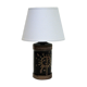 Tablelamp of brown glazed ceramics by Carl Harry Stålhane - Sweden 1960s