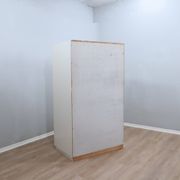 Italian Space Age Wardrobe white lacquered F.lli Proserpio 1960s