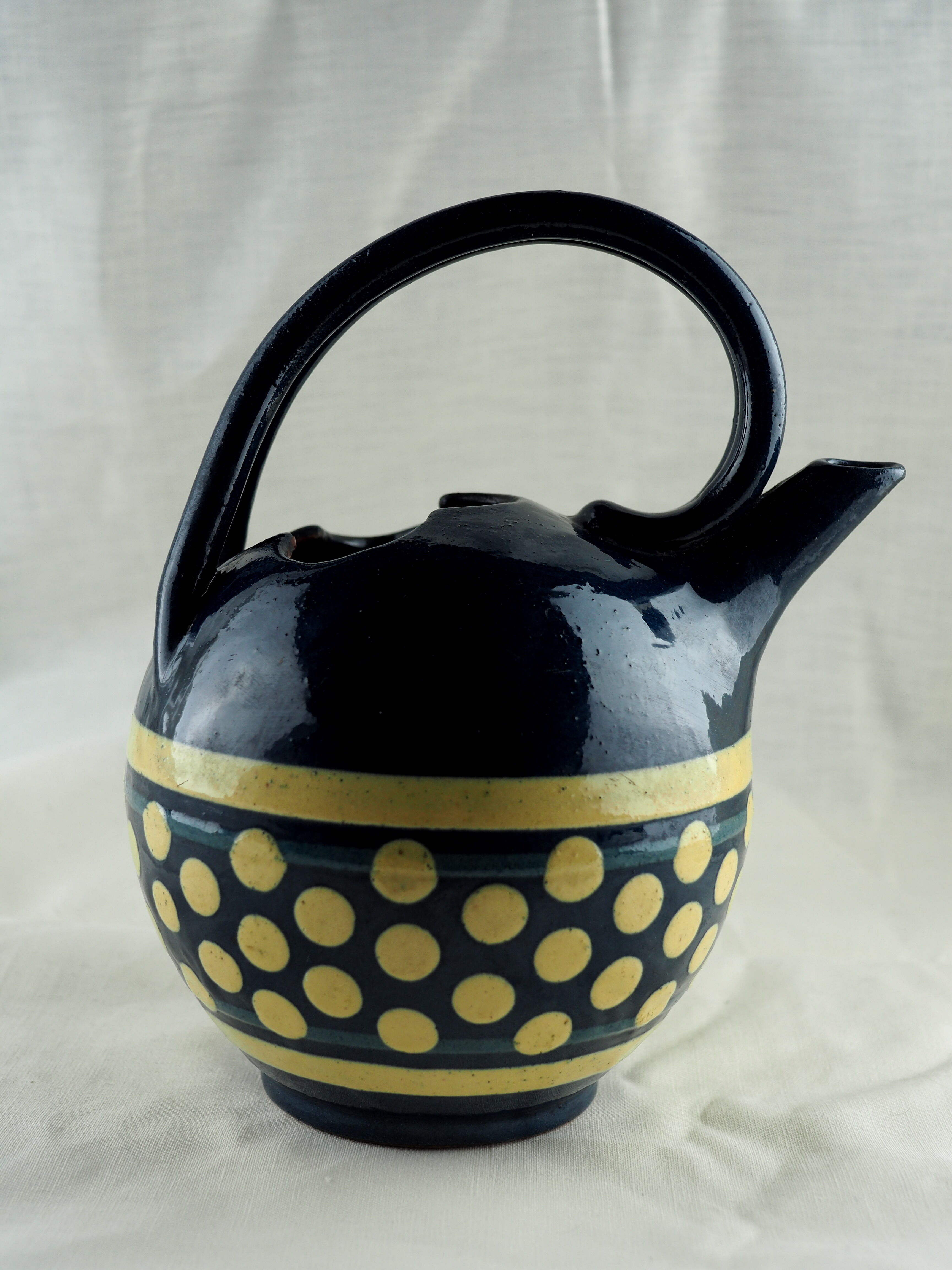 Polka dot pourer - Paul Jacquet - early XXth