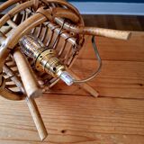 Rattan lamp