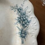 Plat ovale petrus regout modèle orchidée petit