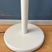 Vintage white mushroom floor lamp Dijkstra Space Age