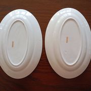 Plat ovale et raviers "Meudon" K&G Lunéville
