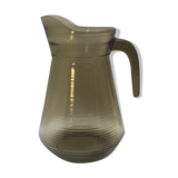 Carafe de cantine en verre ambré