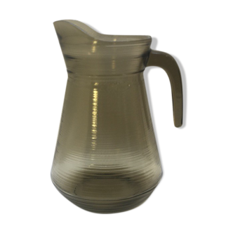 Amber glass canteen decanter