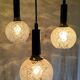 Chandelier with 3 lights - 1950s/60s