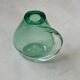 Huge green vase in Murano glass from artisan masters, Flavio Poli 1970's