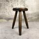 Small wooden tripod stool