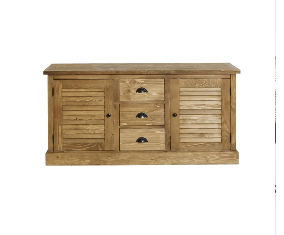 150cm solid pine vanity unit