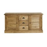 150cm solid pine vanity unit