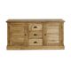 150cm solid pine vanity unit