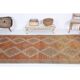 Vintage Turkish Hand-Knotted Wool Cotton Orange Area Rug 150x333