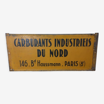 Enseigne Carburants du Nord Paris