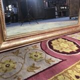 Louis Philippe's era mirror with a gold leaf pediment
