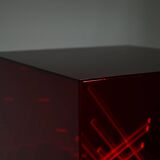 Cubo Di Teo light object lamp by James Rivière, 1970s Italy.