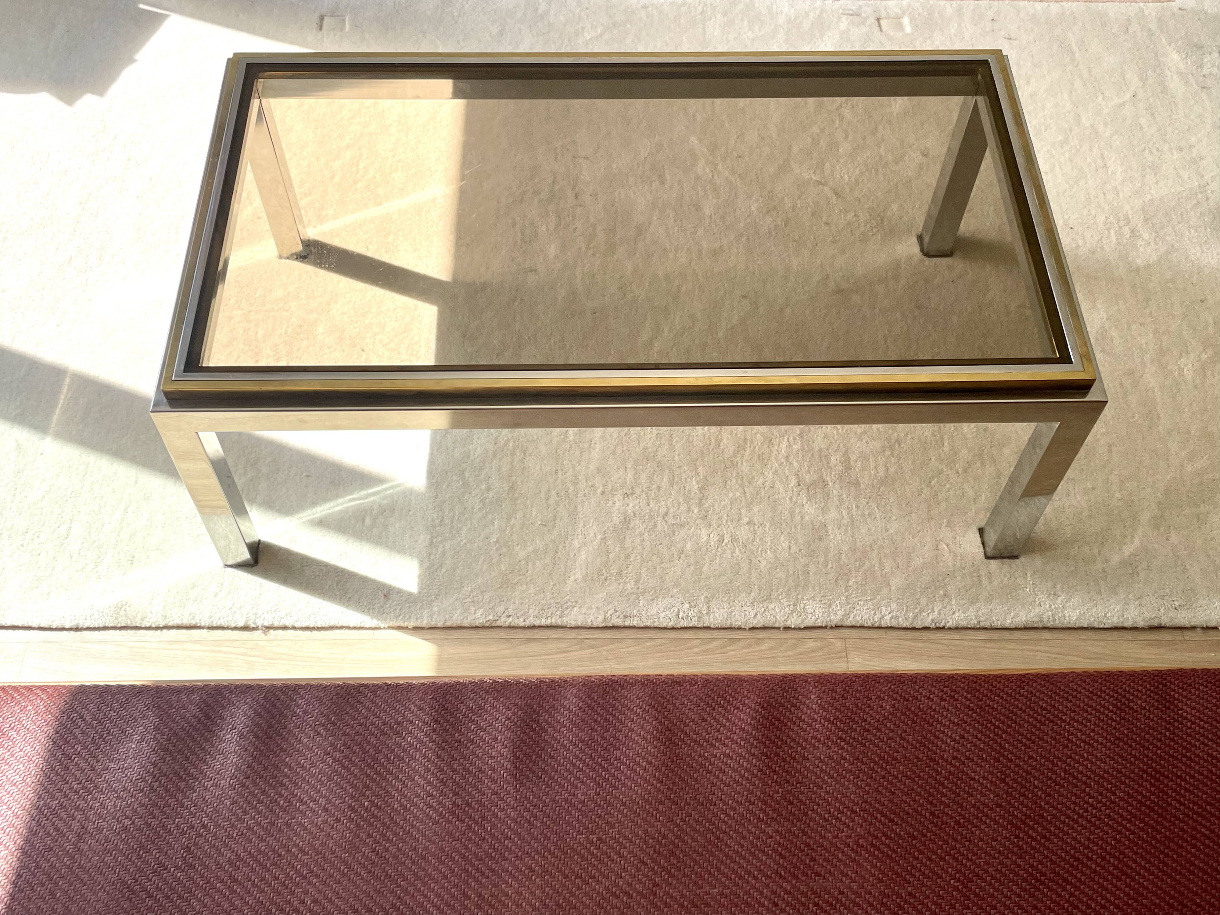 Willy Rizzo coffee table - Flaminia model - 1970s