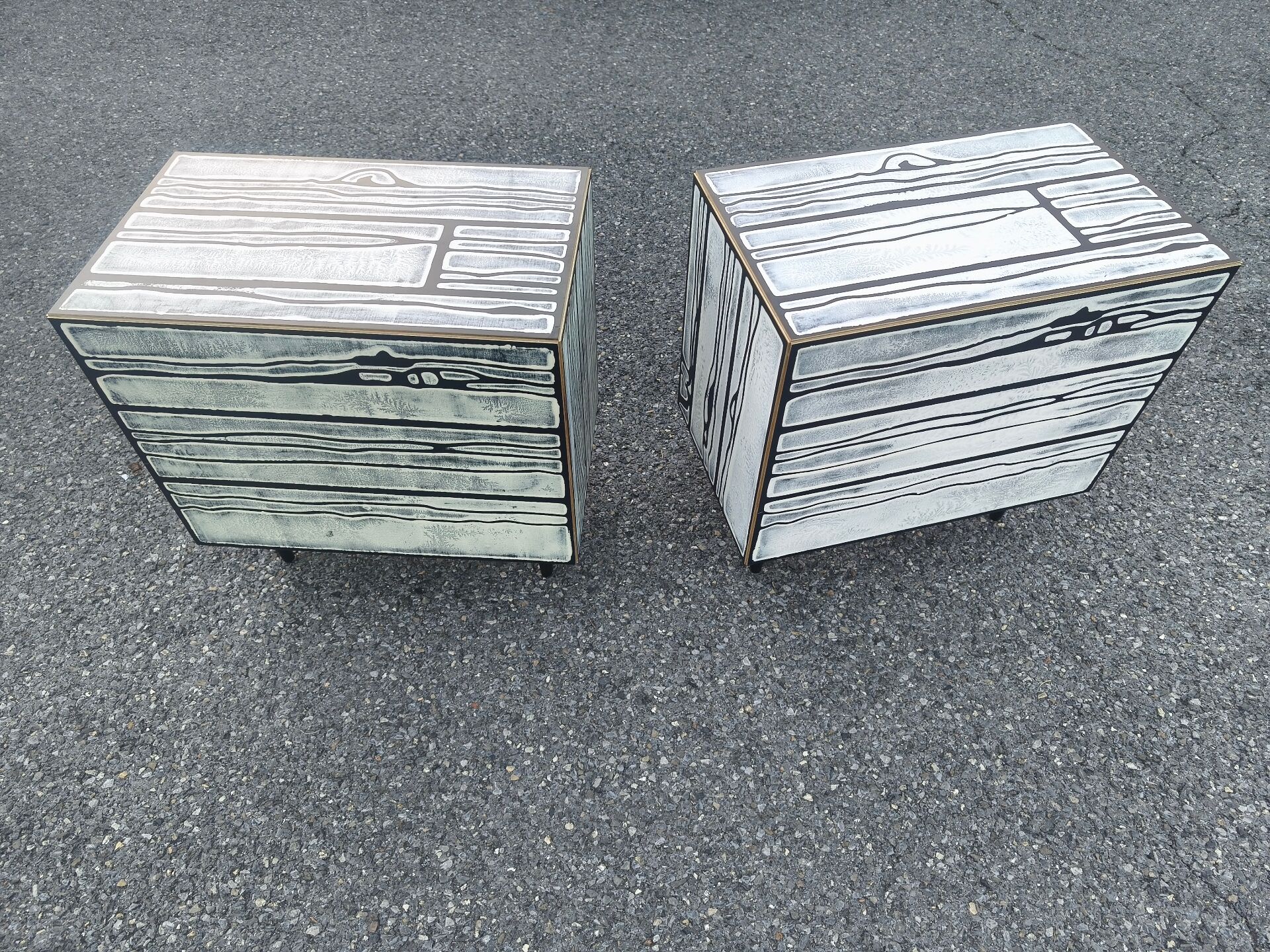 Pair of bedside tables WrongWoods – Sebastian Wrong & Richard Woods